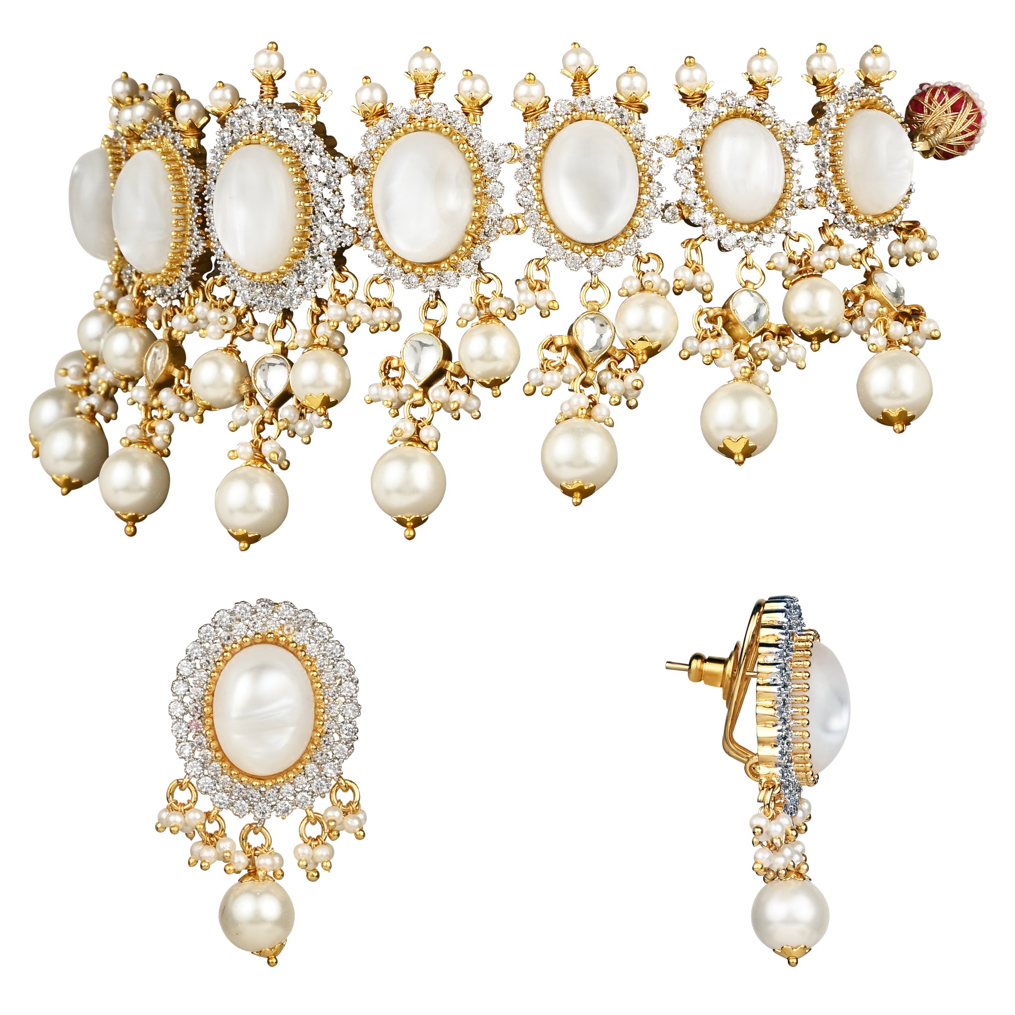 Anvi Necklace Set - MOP