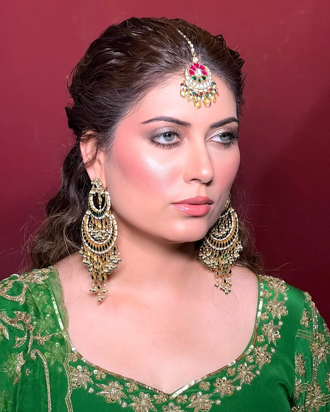 Rihana Earrings - Green