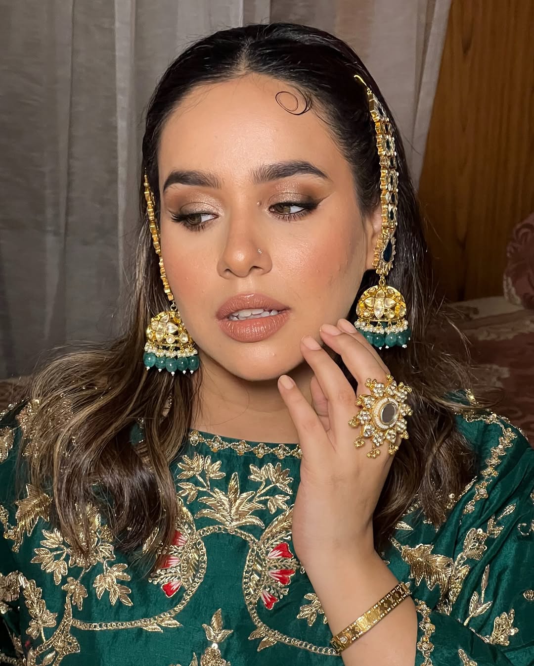Sunanda Sharma in Sahara Earrings