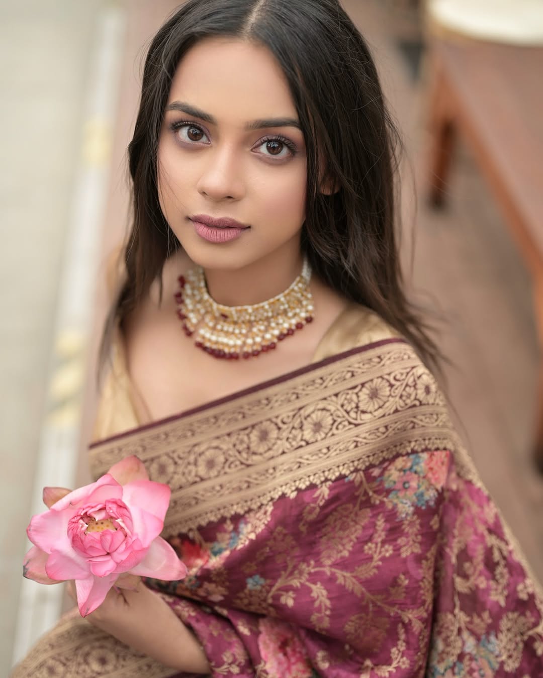 Nitanshi Goel in Akira Necklace Set