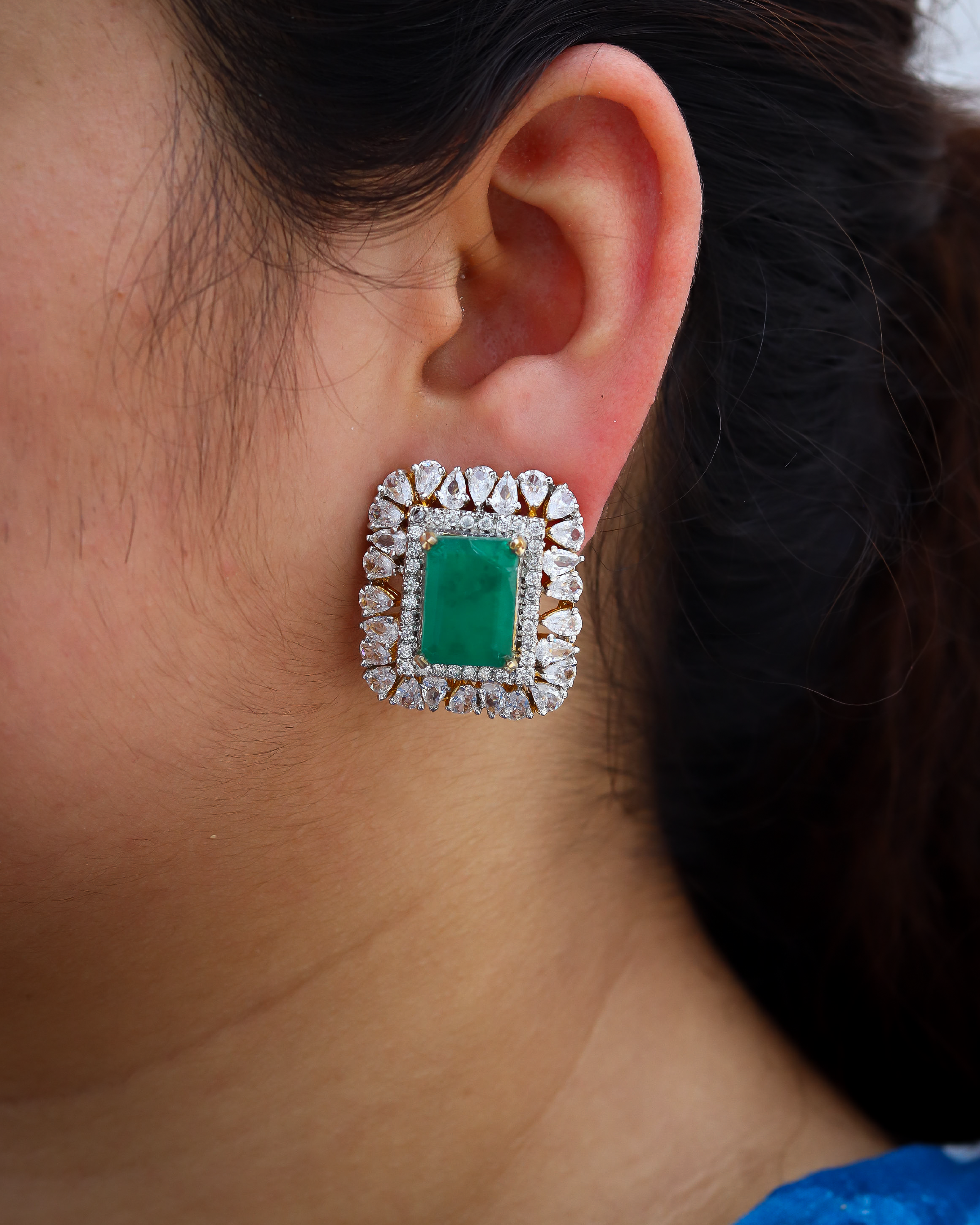 Moira Studs - Green