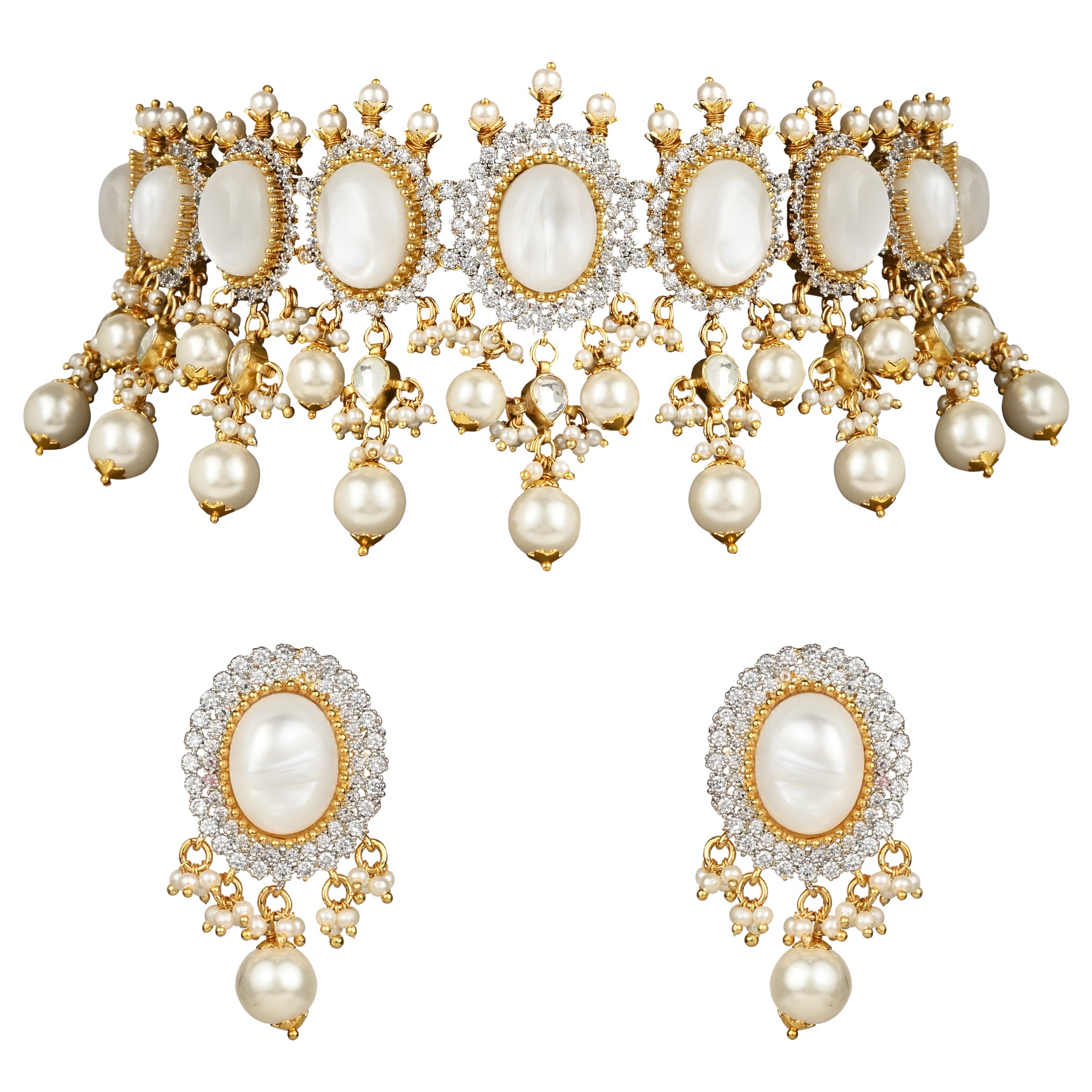 Anvi Necklace Set - MOP