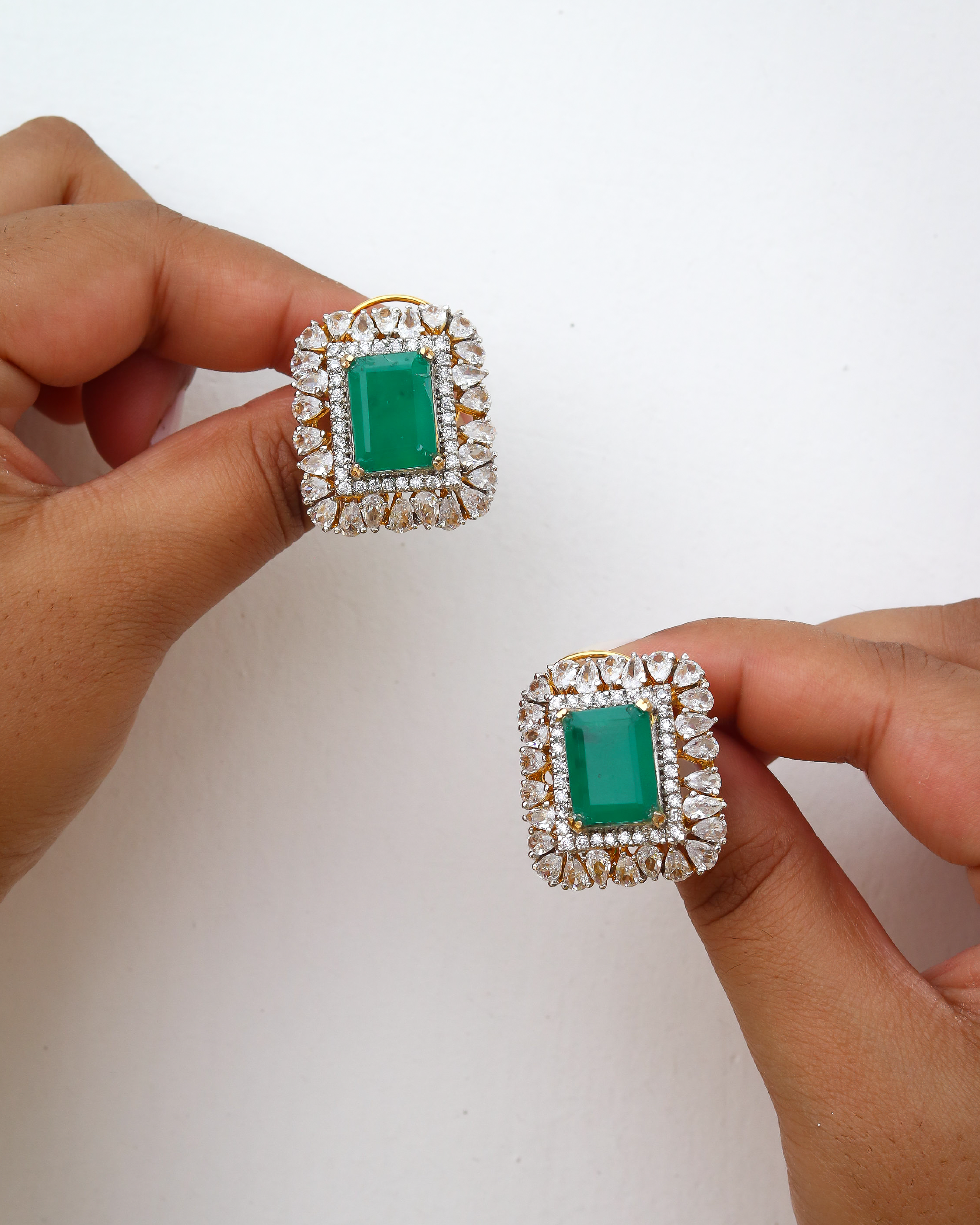 Moira Studs - Green