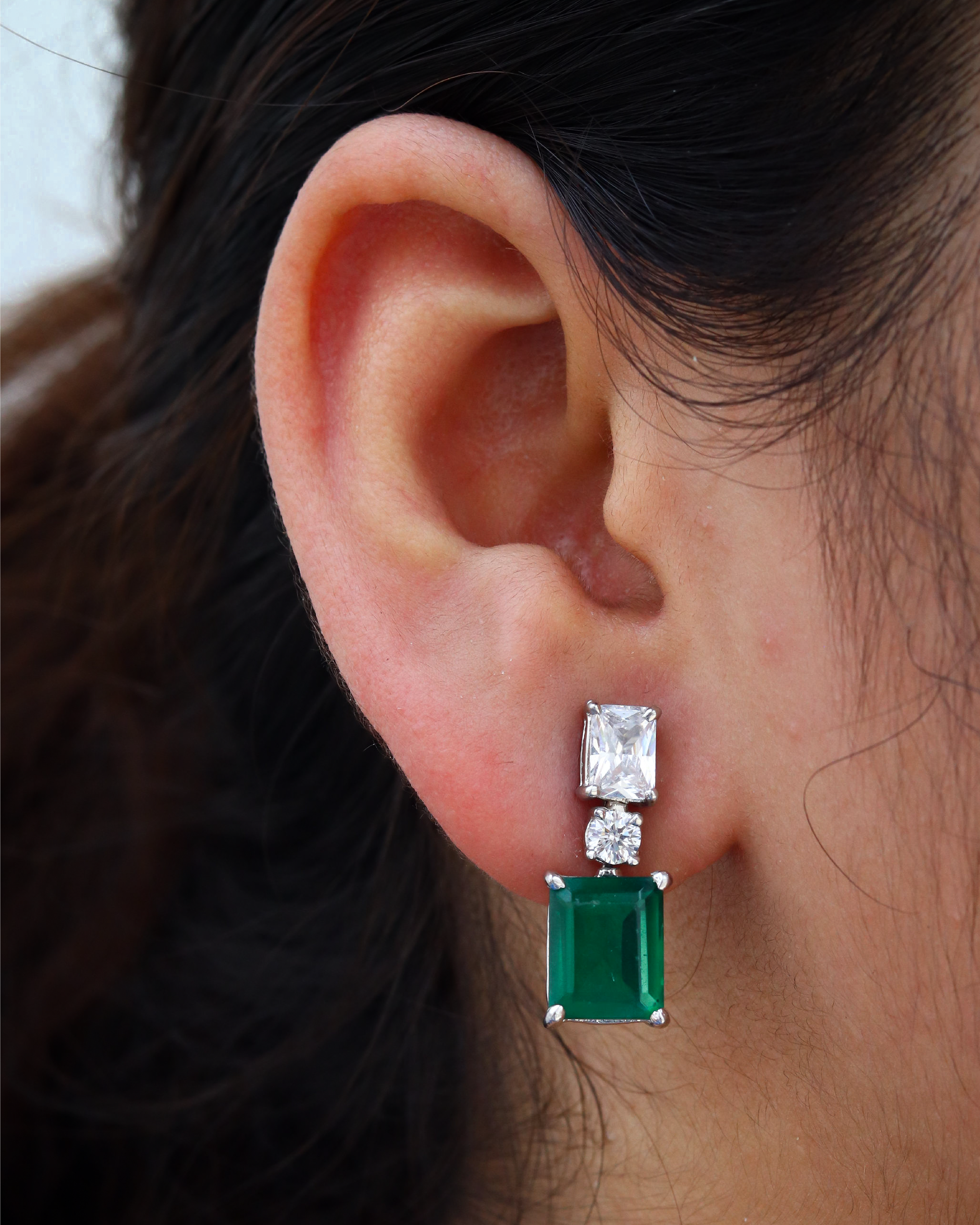 Isla Earrings - Green