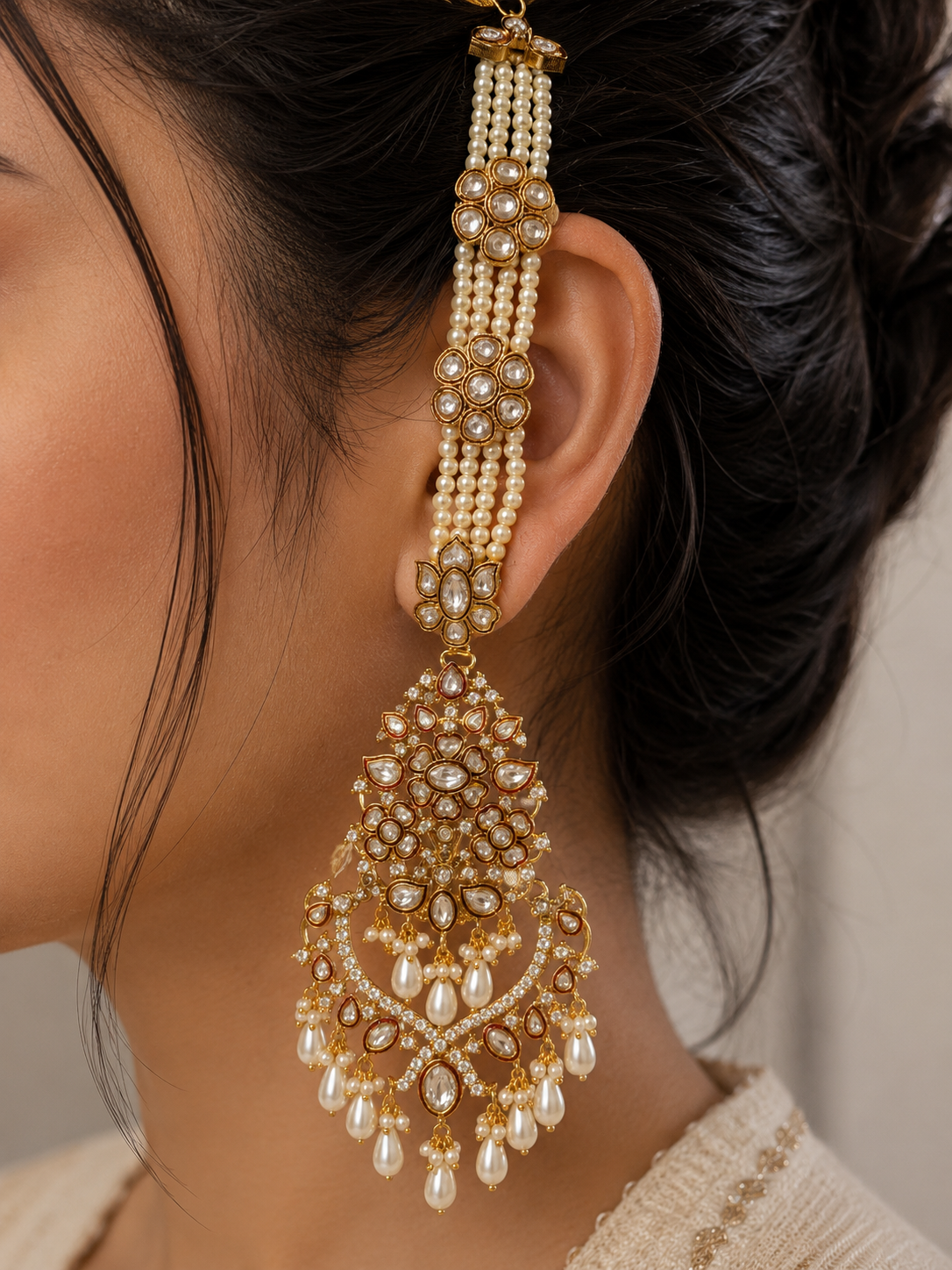 Roja Earrings - Red