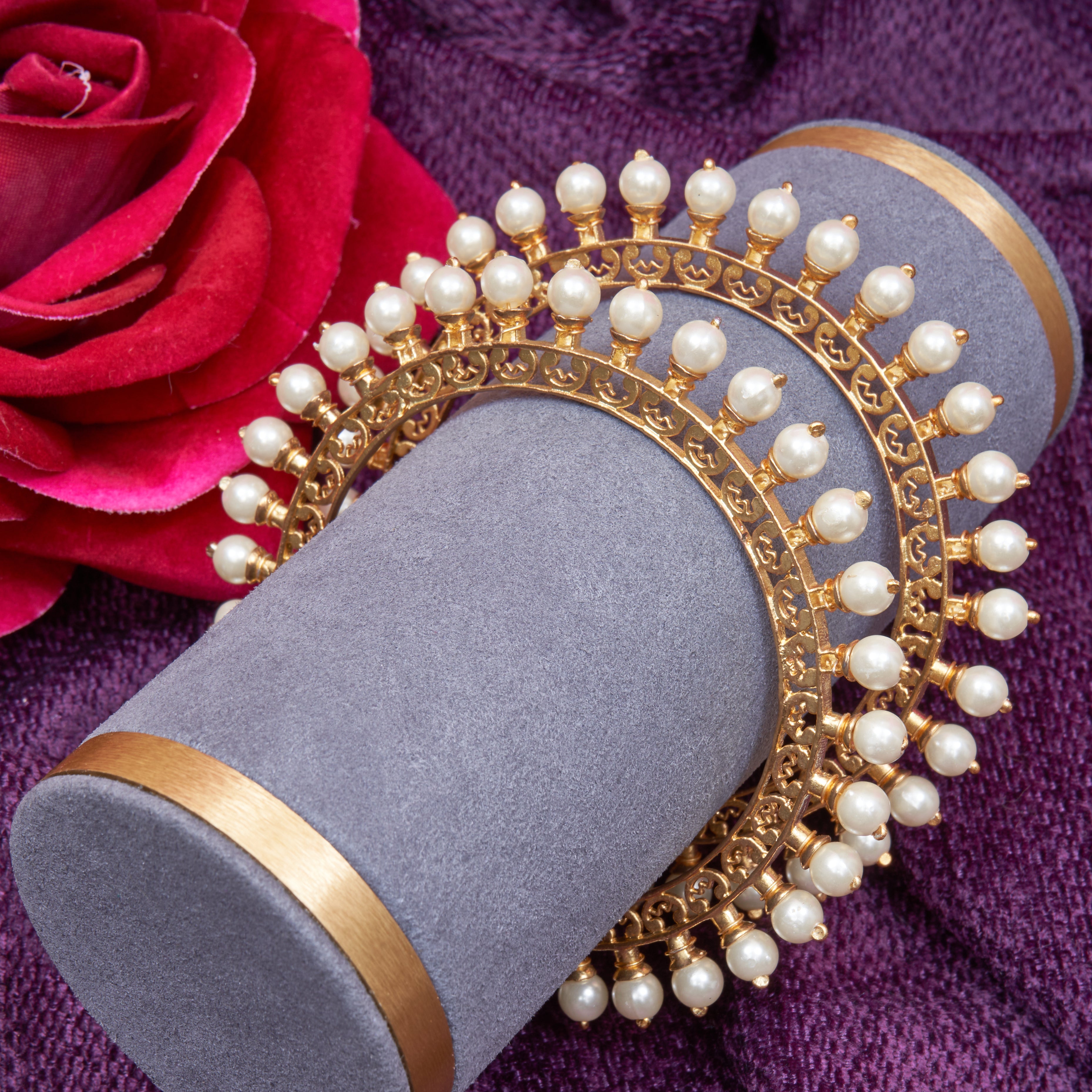 Ishita Mangal X Pearl Bangles