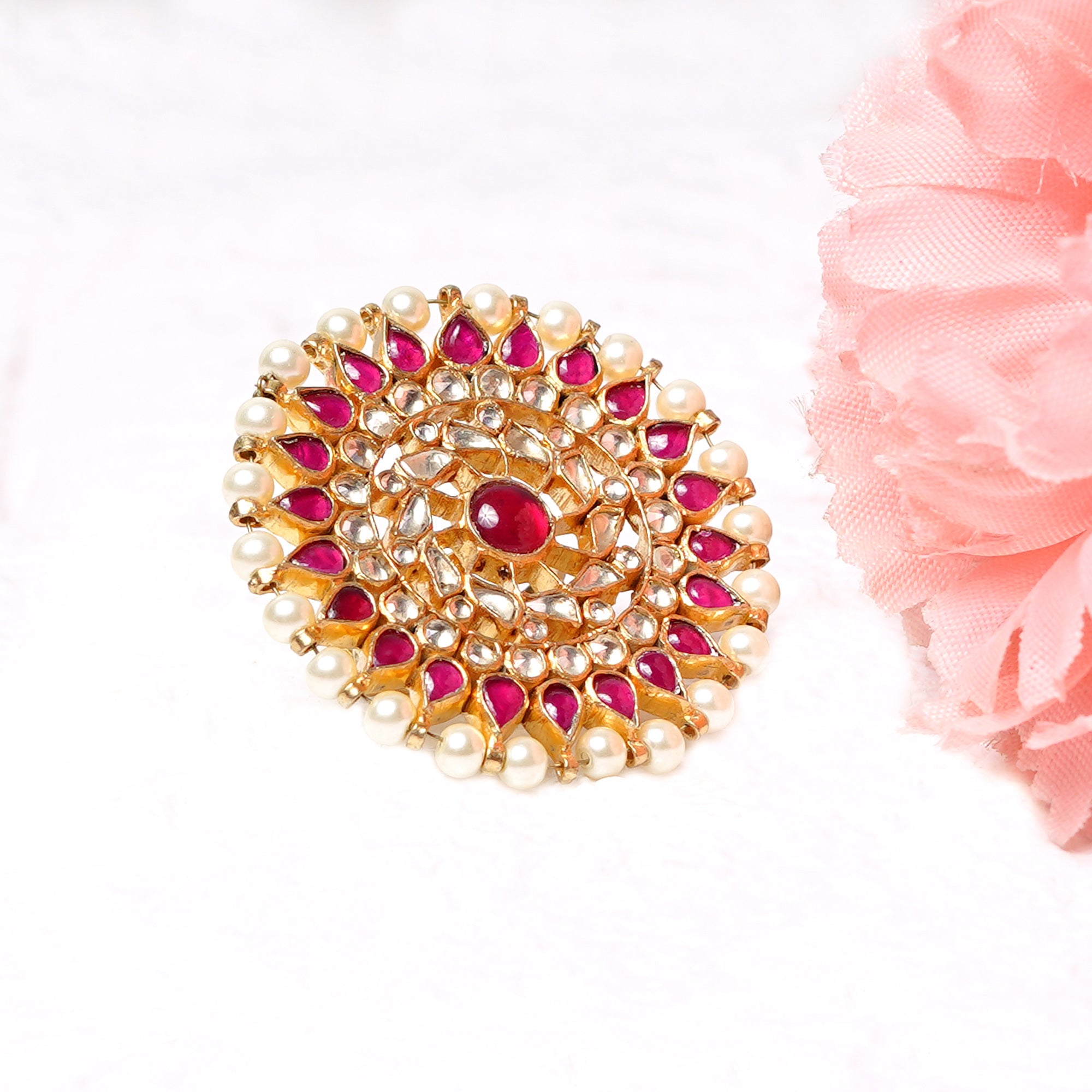 Prabhjot Ring - Pink