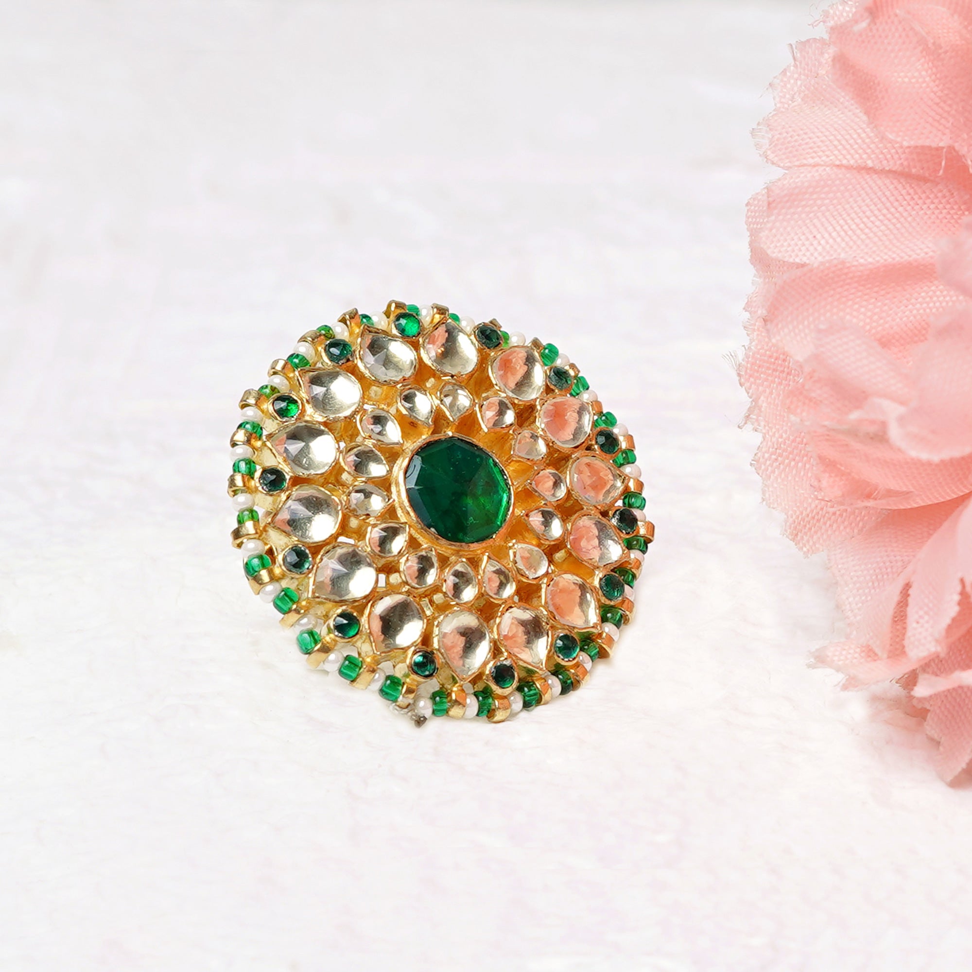 Mannat Ring - Green