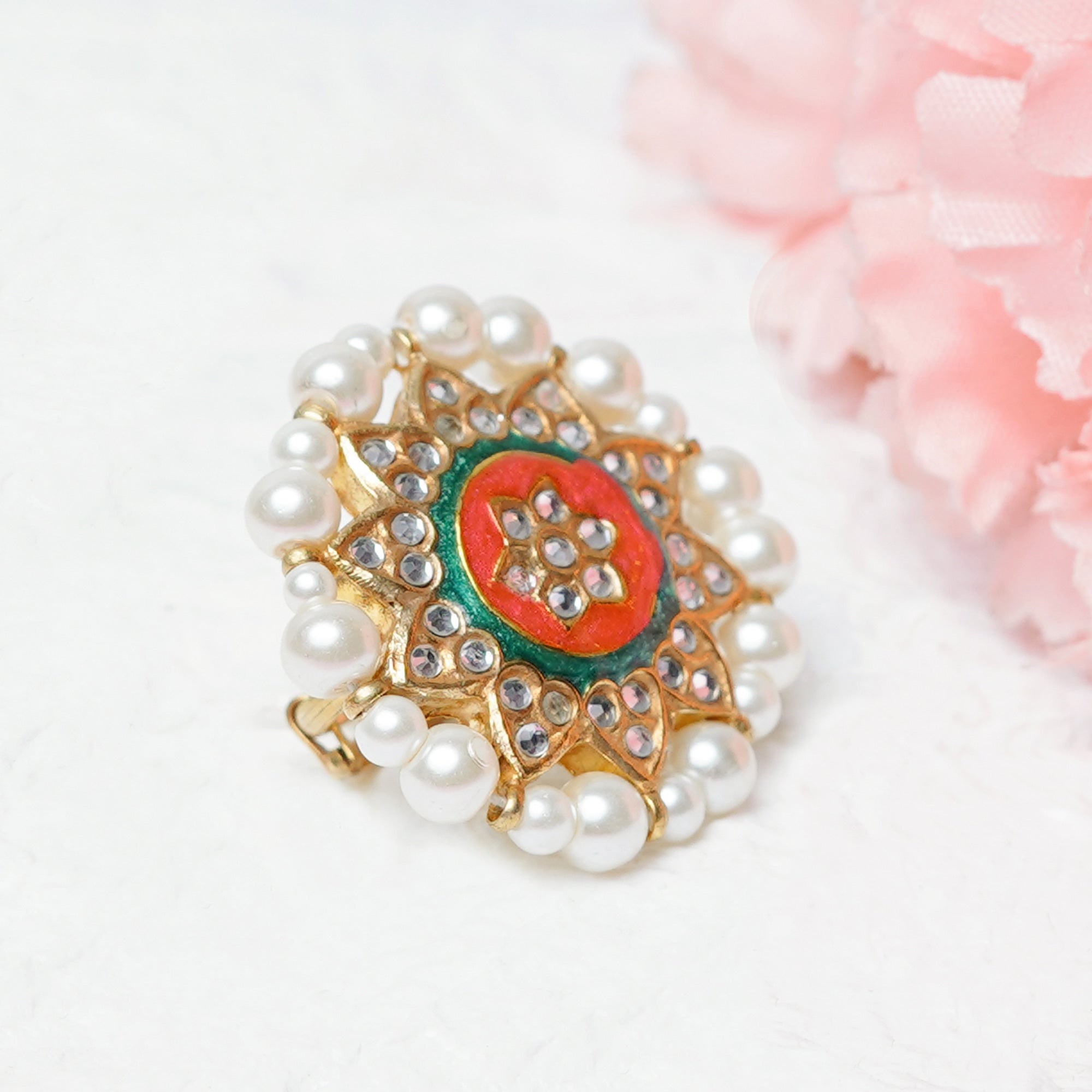 Lisha Gold Plated Ring