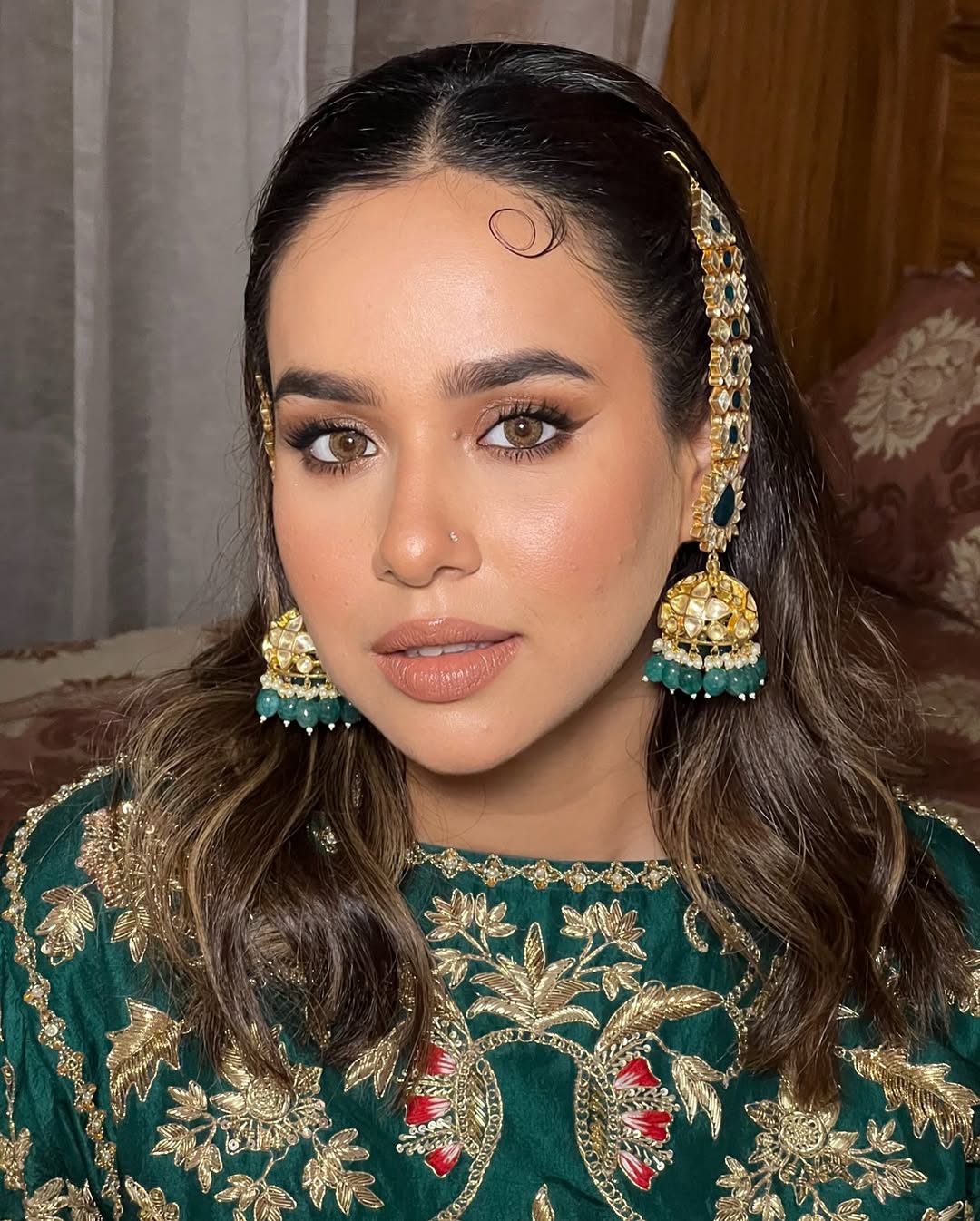 Sunanda Sharma in Sahara Earrings