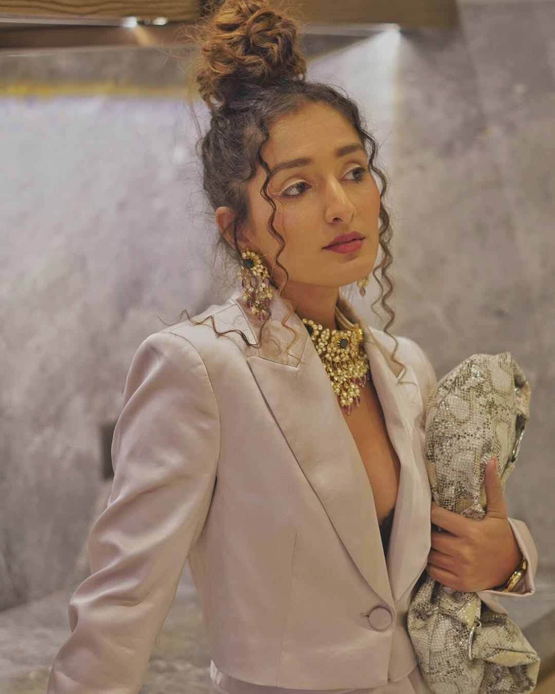 Dr. Ritu Sing Yalagi in Simran Necklace Set