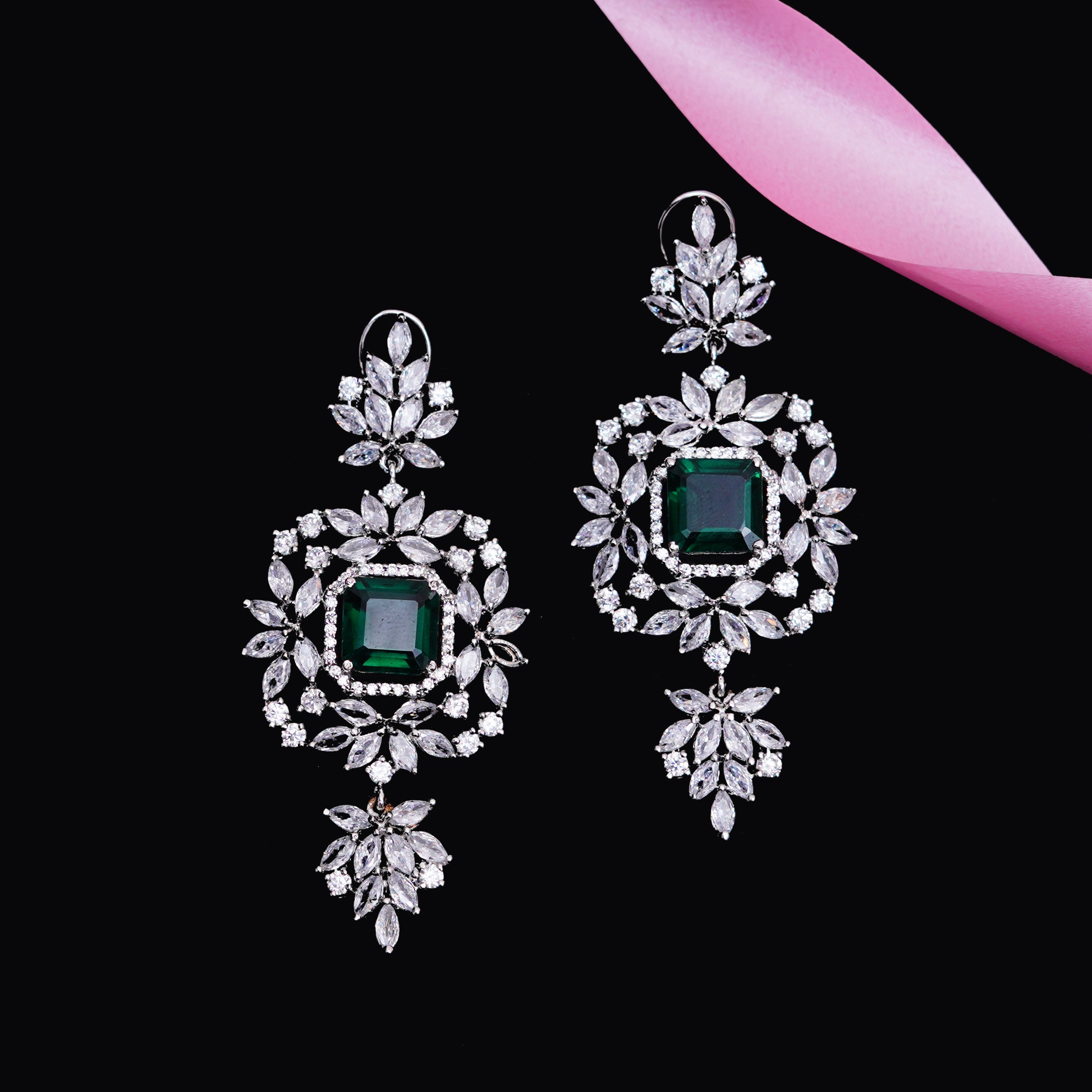 Jazz Earrings - Green