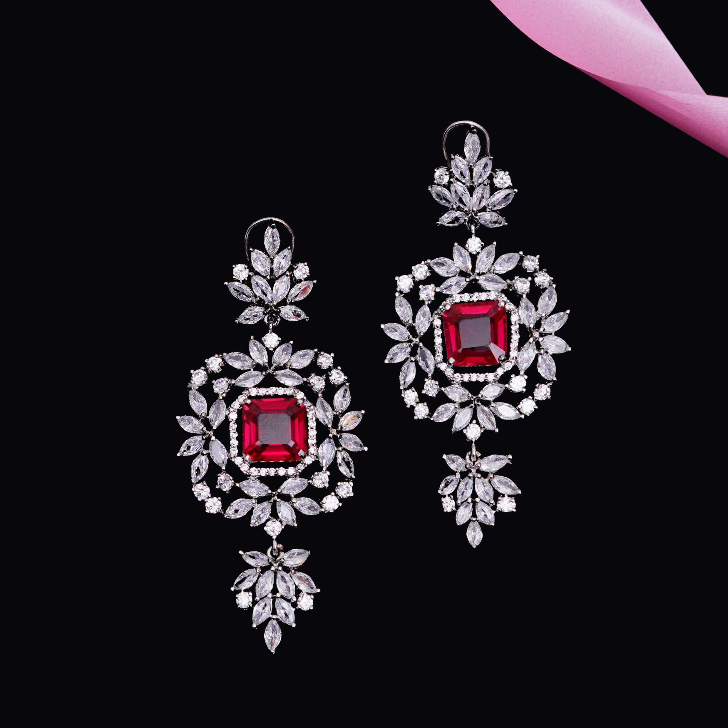 Jazz Earrings - Red