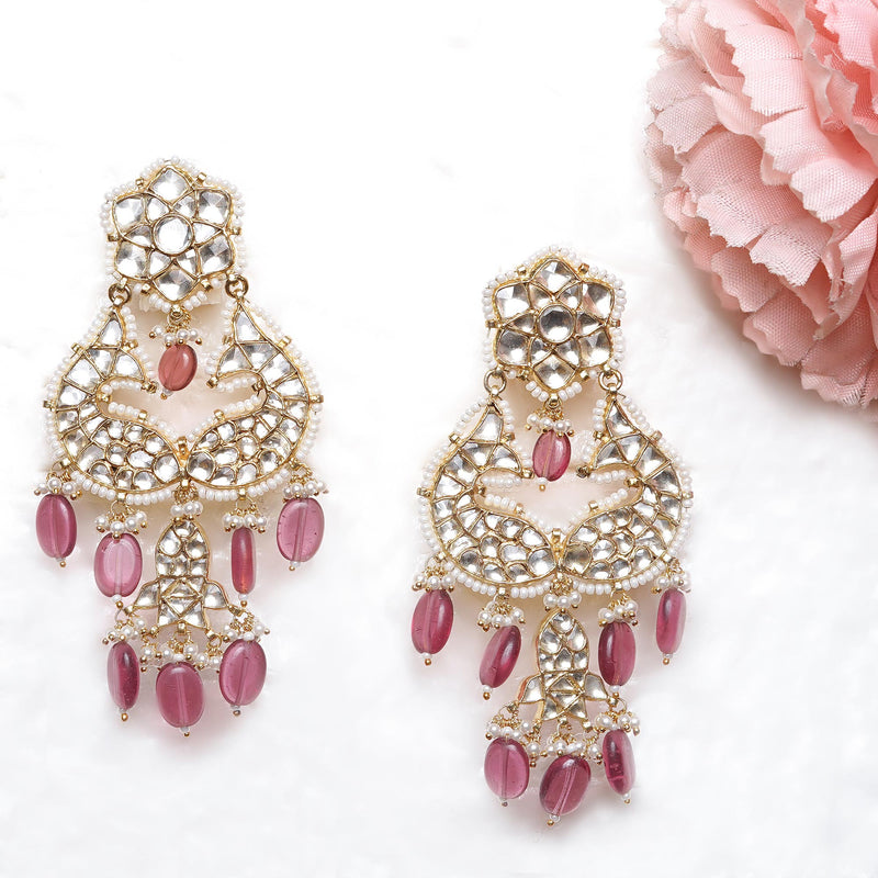Matsya Earrings - Pink