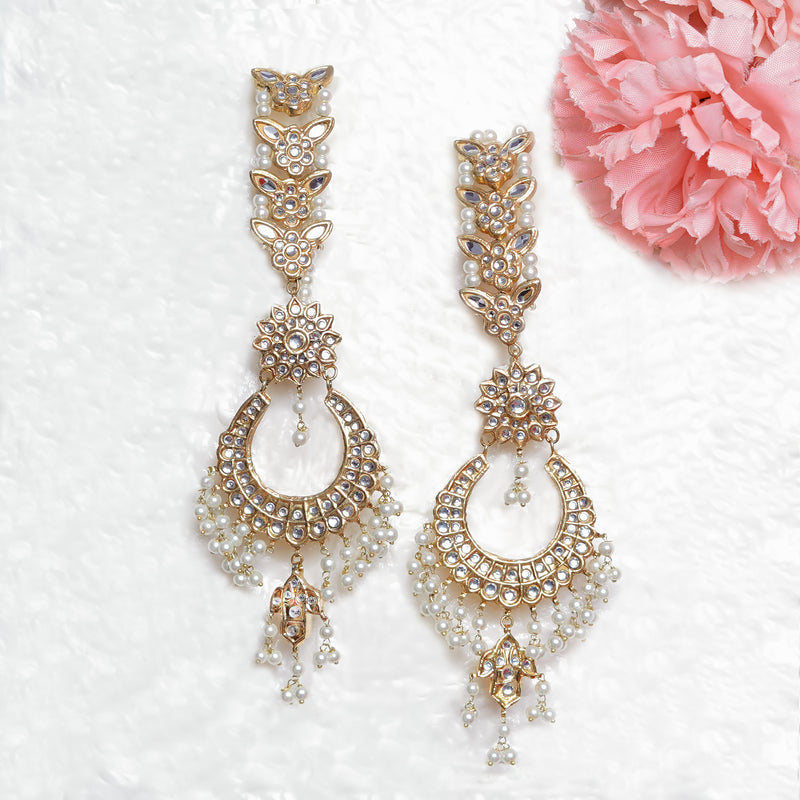 Inaayat Earrings With Kaanchains