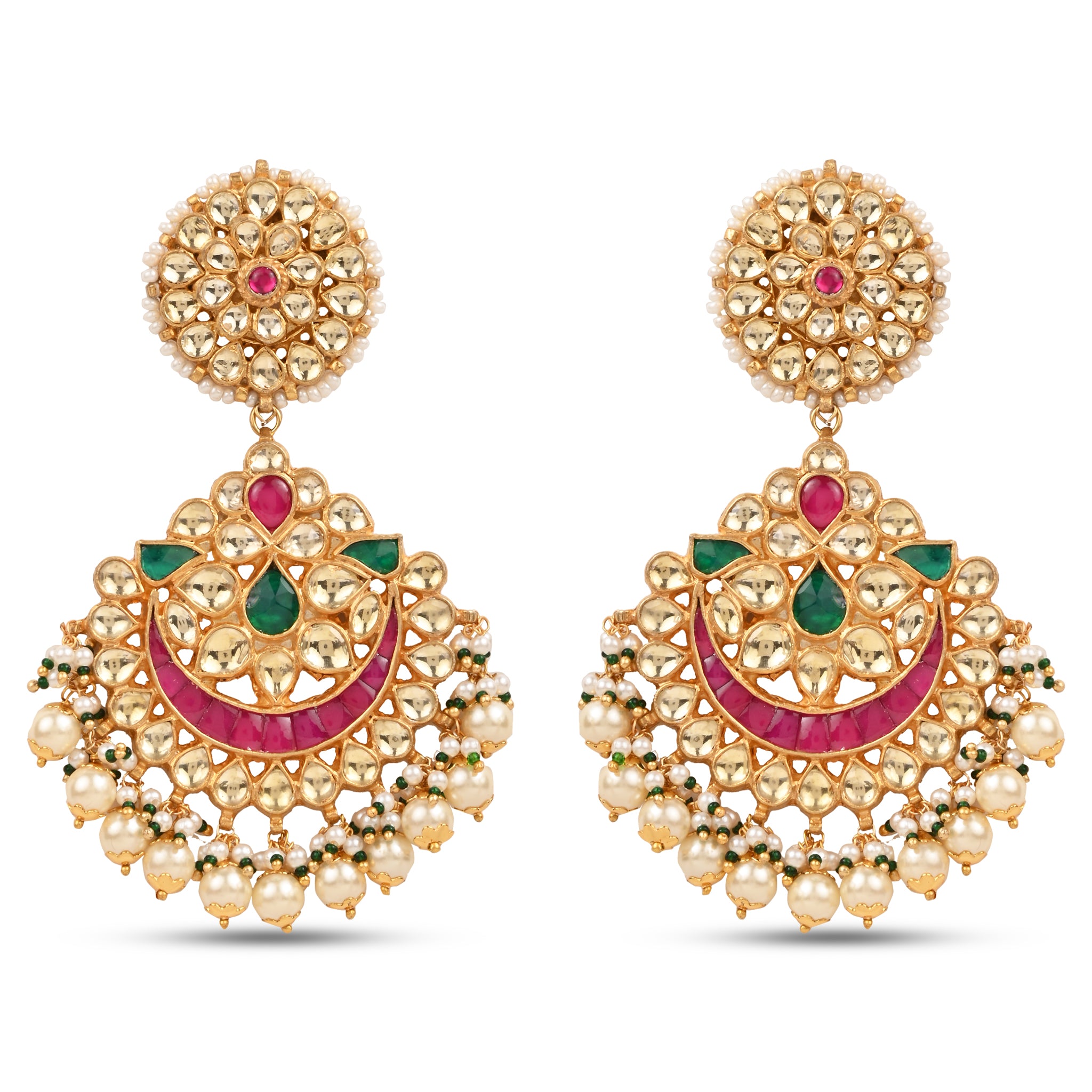 Eena Earrings - Pink