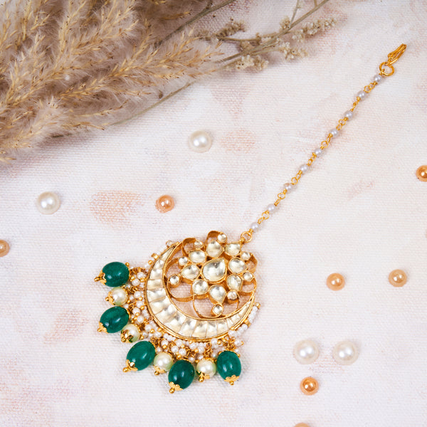 Riyani Maangteeka - Pearls & Green